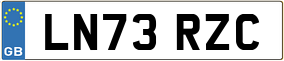 Truck License Plate
